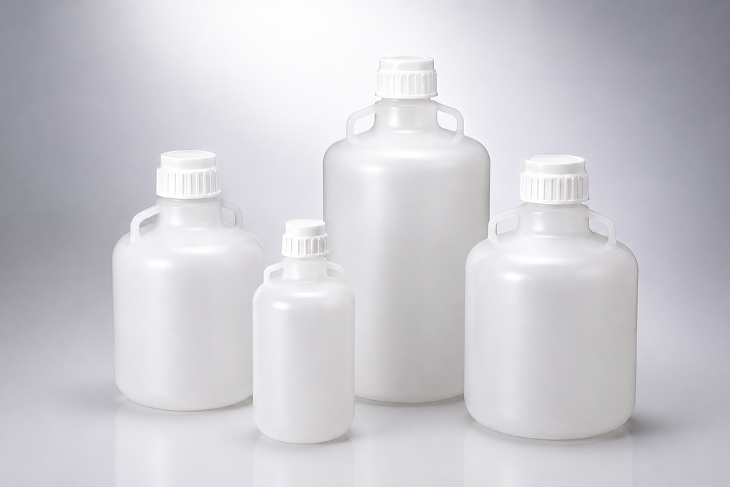 Carboys without stopcock (HDPE, 5L)