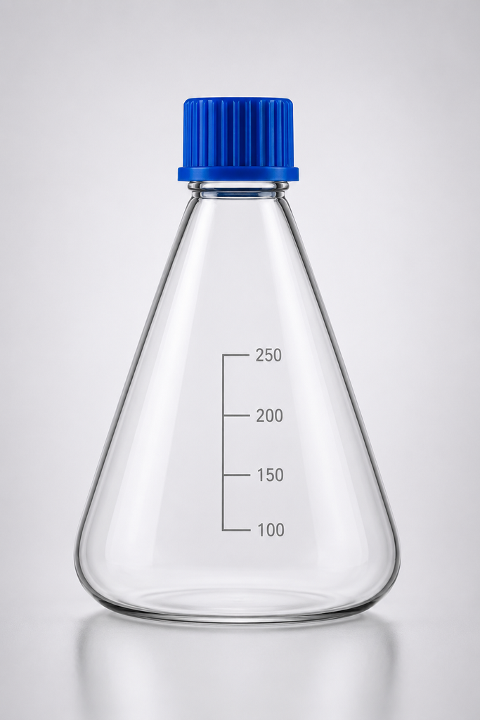 Conical Flask with Screw Cap (100ml)