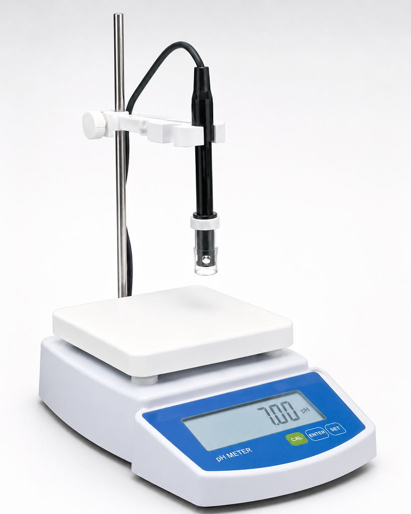 pH Meter with Stirrer